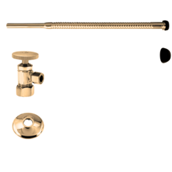 RKB0015 1/2" Nom.* 3/8" * 12" Corrugated Riser Kit - Round Handle.